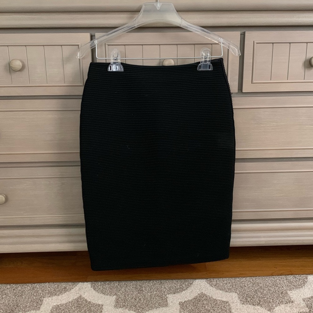 Armani Black Pencil Skirt (sz 2)